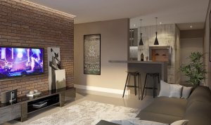 Apartamento com 55m², 1 dormitório, 1 vaga, Bom Fim em Porto Alegre