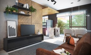 Apartamento com 72m², 2 dormitórios, 1 suíte, 1 vaga, Bom Fim em Porto Alegre