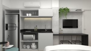 Apartamento com 21m², 1 dormitório, Centro Histórico em Porto Alegre