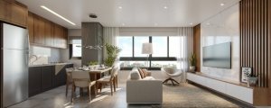 Apartamento com 56m², 2 dormitórios, 2 vagas, Petrópolis em Porto Alegre