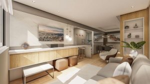 Apartamento Duplex com 84m², 2 dormitórios, 2 suítes, 2 vagas, Petrópolis em Porto Alegre