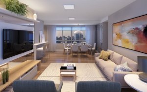 Apartamento com 58m², 2 dormitórios, 1 suíte, 1 vaga, Mont Serrat em Porto Alegre