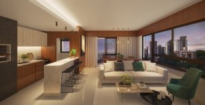 Apartamento com 74m², 2 dormitórios, 2 suítes, 1 vaga, Rio Branco em Porto Alegre