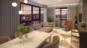 Apartamento com 74m², 2 dormitórios, 2 suítes, 1 vaga, Rio Branco em Porto Alegre