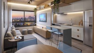 Apartamento com 60m², 2 dormitórios, 1 suíte, 1 vaga, Cidade Baixa em Porto Alegre