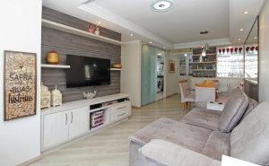 Apartamento com 74m², 2 dormitórios, 1 suíte, 2 vagas, Jardim Lindóia em Porto Alegre