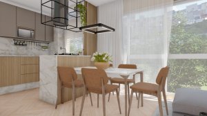 Apartamento com 59m², 2 dormitórios, 1 suíte, 2 vagas, Jardim Botânico em Porto Alegre