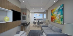 Apartamento Garden com 92m², 2 dormitórios, 2 suítes, 1 vaga, Bom Fim em Porto Alegre