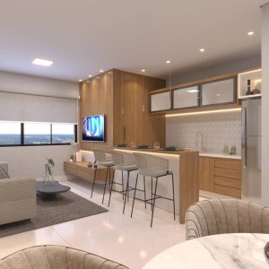 Apartamento com 56m², 2 dormitórios, 1 suíte, 1 vaga, Menino Deus em Porto Alegre