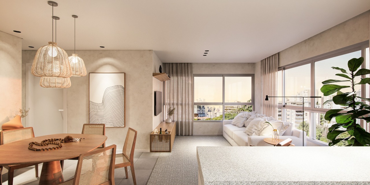 Apartamento com 95m², 3 dormitórios, 2 suítes, 2 vagas, Passo Da Areia em Porto Alegre